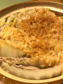 白菜と豚肉の手抜き貧乏鍋-レシピのメイン写真