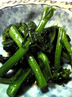 菜の花のお浸し(辛子風味)-レシピのメイン写真