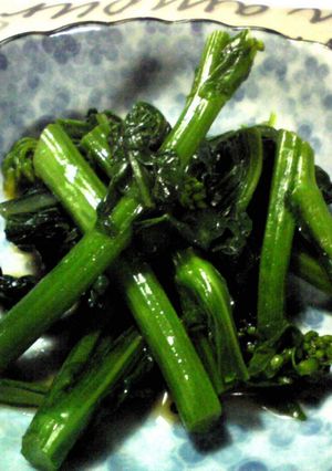 菜の花のお浸し（辛子風味）-レシピのメイン写真
