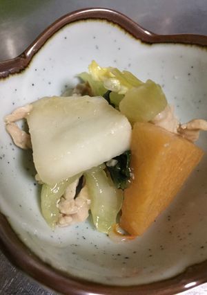 簡単☆季節の炒め物 〜柿〜-レシピのメイン写真