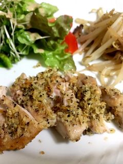 チキンのガーリックパン粉焼き-レシピのメイン写真
