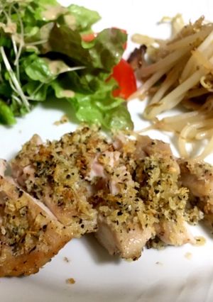 チキンのガーリックパン粉焼き-レシピのメイン写真
