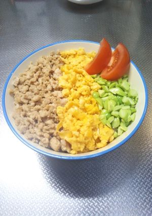 お手軽鳥そぼろ丼-レシピのメイン写真