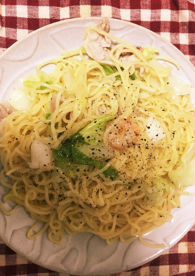 海鮮塩豚焼きそば-レシピのメイン写真