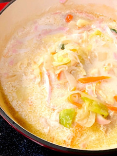 ダイエット豆乳チャンポン風スープ-レシピのメイン写真