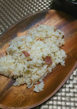 焼き鳥缶でカオマンガイ風-レシピのメイン写真