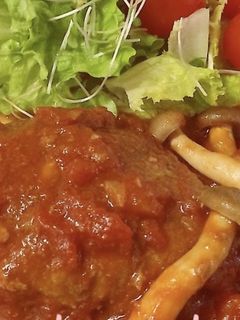 煮込みハンバーグ-レシピのメイン写真