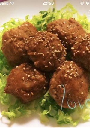 レンコン・豆腐入りつくねバーグ-レシピのメイン写真