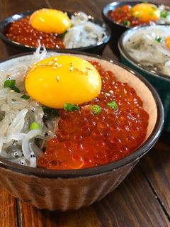 かきこむ美味しさ♡生しらす(いくら)丼-レシピのメイン写真