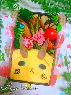 妖怪ウォッチ『コマじろうオムライス』弁当-レシピのメイン写真