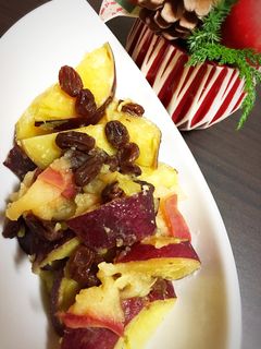 美肌に♡さつまいもレーズンの林檎レモン煮-レシピのメイン写真