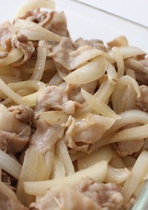 豚バラと玉ねぎのマヨポン炒め-レシピのメイン写真