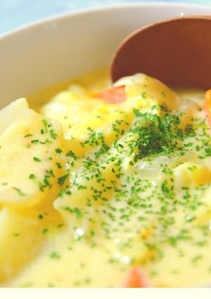 豆乳クリームシチュー 小麦粉不使用-レシピのメイン写真