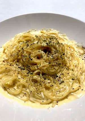 ワンポット カルボナーラ風パスタ-レシピのメイン写真