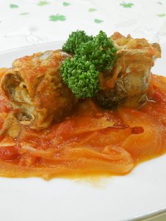 秋刀魚のトマトソース煮-レシピのメイン写真