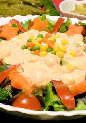 野菜たっぷりクリスマス★ポテトサラダ-レシピのメイン写真