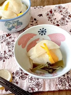 サラダかぶ*きめ細やか♪簡単甘酢漬け-レシピのメイン写真