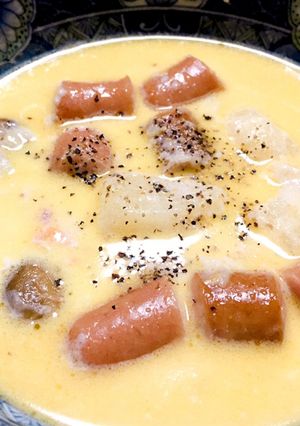 白菜とろとろあったかクリームスープ♡-レシピのメイン写真