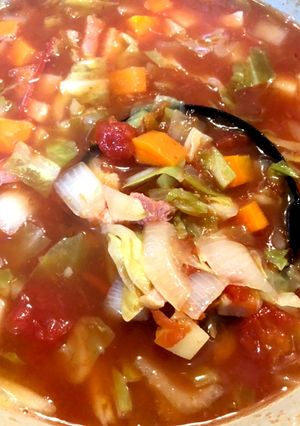 野菜たっぷりなミネストローネ-レシピのメイン写真
