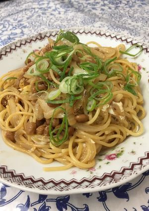 なっとうパスタ-レシピのメイン写真