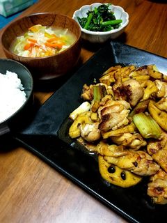 ご飯がすすむ♪鶏肉と長ネギの甘辛炒め-レシピのメイン写真