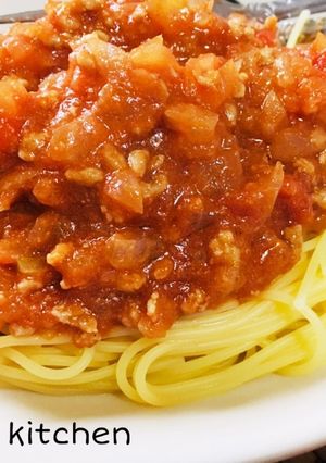 使いまわせるトマトソース☆パスタ-レシピのメイン写真