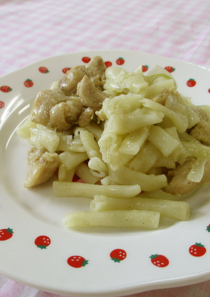 【学校給食】きのことマカロニのソテー-レシピのメイン写真