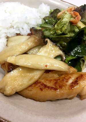 ササミとエリンギの甘辛炒め-レシピのメイン写真