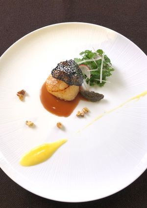 帆立貝のポワレ 菜園風-レシピのメイン写真