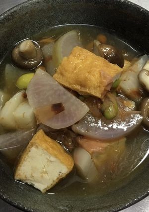 大根とひたし豆と厚揚げの煮物-レシピのメイン写真