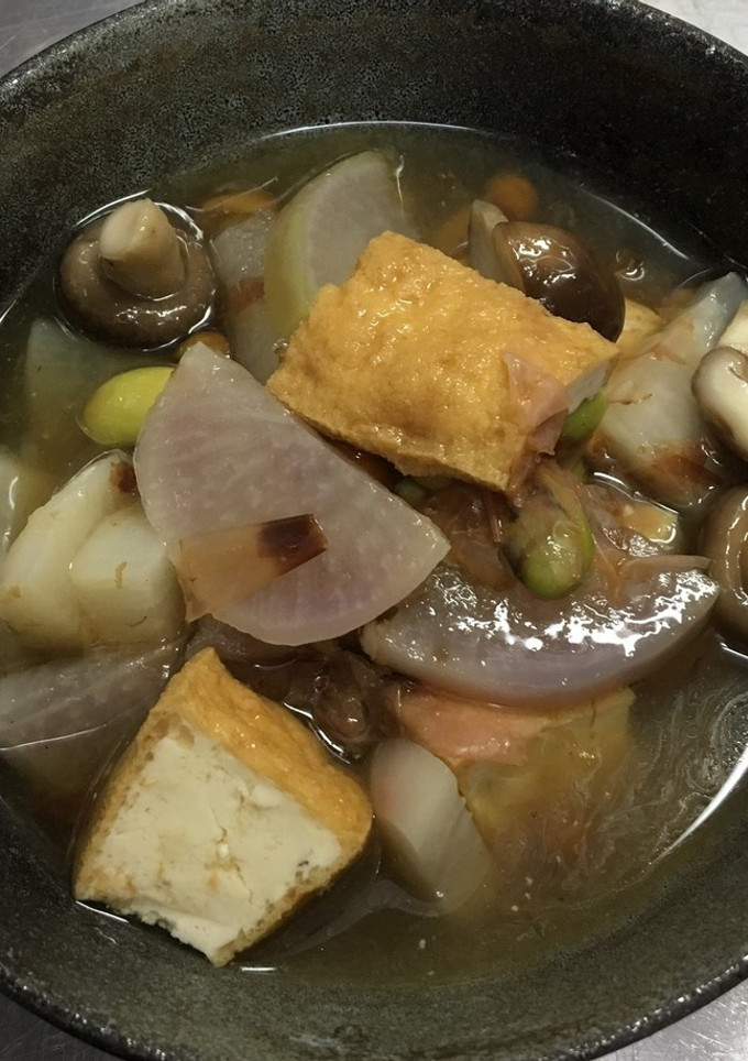 大根とひたし豆と厚揚げの煮物-レシピのメイン写真
