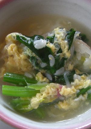 鶏と卵の雑炊-レシピのメイン写真