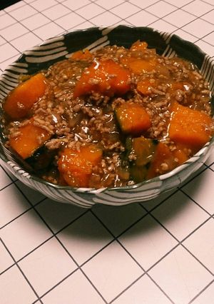 ☆カボチャのそぼろあん煮☆-レシピのメイン写真