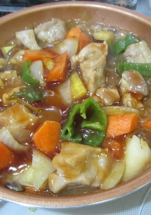 酢豚＋にら豚-レシピのメイン写真