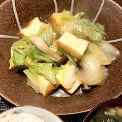 รูปของ 簡単☆白菜と厚揚げの中華炒め