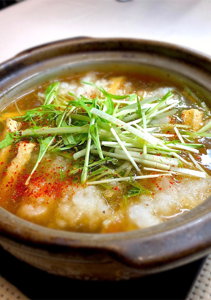 水菜と油揚げのみぞれ鍋-レシピのメイン写真