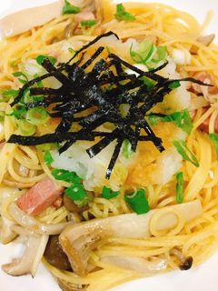 大根おろしときのこのパスタ-レシピのメイン写真