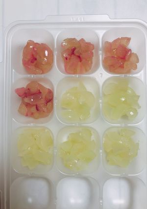 【離乳食 中後期】ぶどう 冷凍保存-レシピのメイン写真