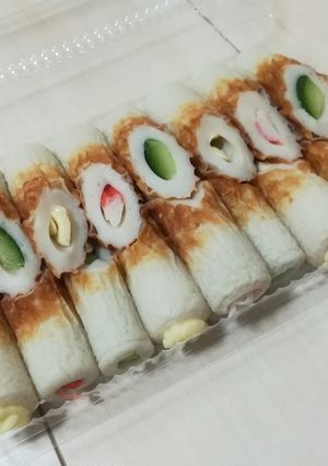 ちくわ×チーズ、きゅうり、カニカマ♠️-レシピのメイン写真