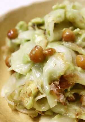 簡単♪昼夕♪蕪アボカドなめこの和え物-レシピのメイン写真