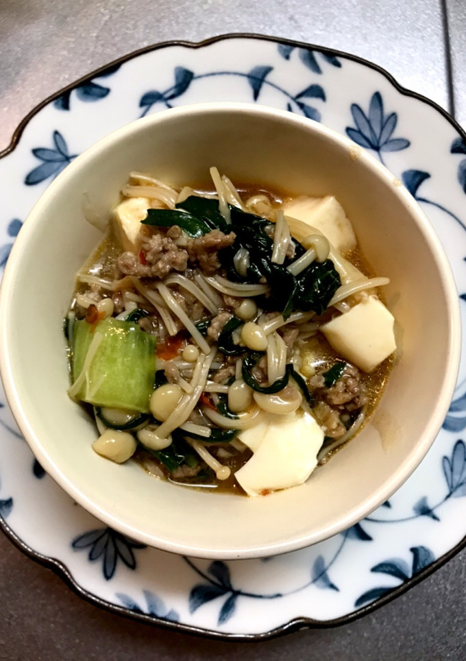 挽肉と野菜とえのきの中華風とろとろ煮-レシピのメイン写真