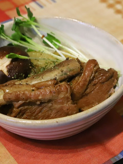 男飯!烏龍茶でスペアリブのホロホロ煮込み-レシピのメイン写真