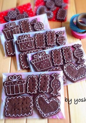 バレンタイン♡アイシングクッキー♡-レシピのメイン写真
