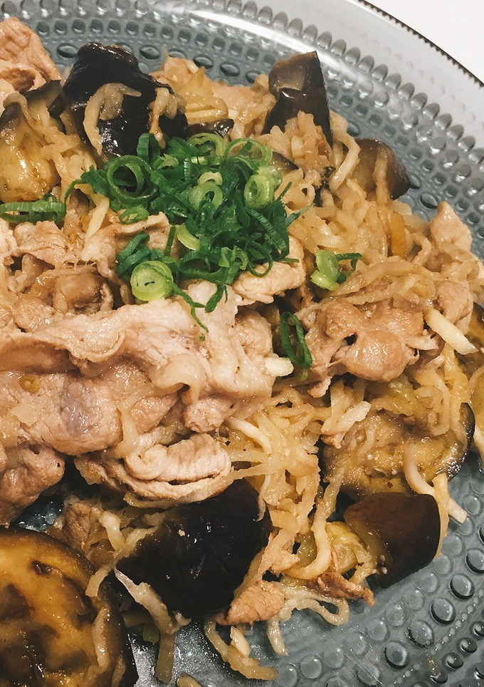切干し大根と茄子の豚肉炒め-レシピのメイン写真