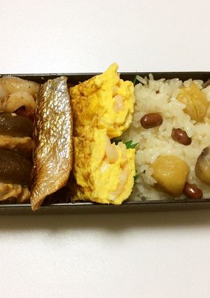 61、見えない処にも海老！海老づくし弁当-レシピのメイン写真