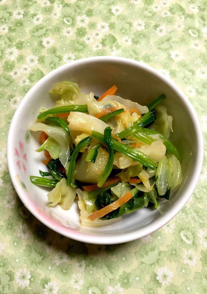 キャベツとほうれん草の中華和え-レシピのメイン写真