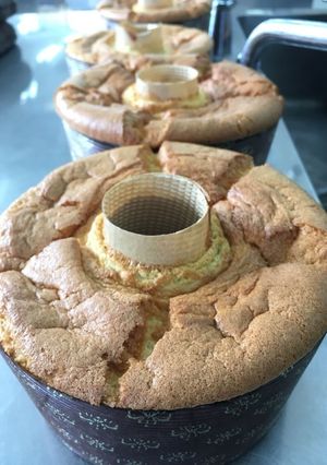 大量生産シフォンケーキ(加工食品用)-レシピのメイン写真