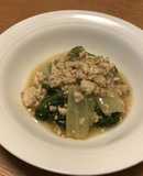 今年は安い！白菜と鷄挽肉のうま煮