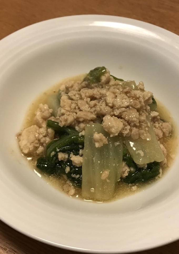 今年は安い！白菜と鷄挽肉のうま煮-レシピのメイン写真