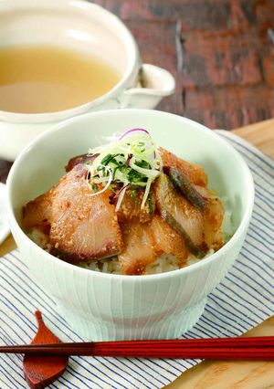 味噌ボトルで簡単ブリの味噌スープ茶漬け-レシピのメイン写真